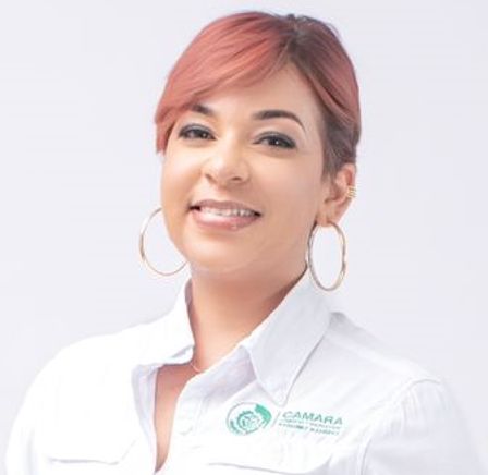 Imagen de María Adames, directora ejecutiva de la Cámara de Comercio.